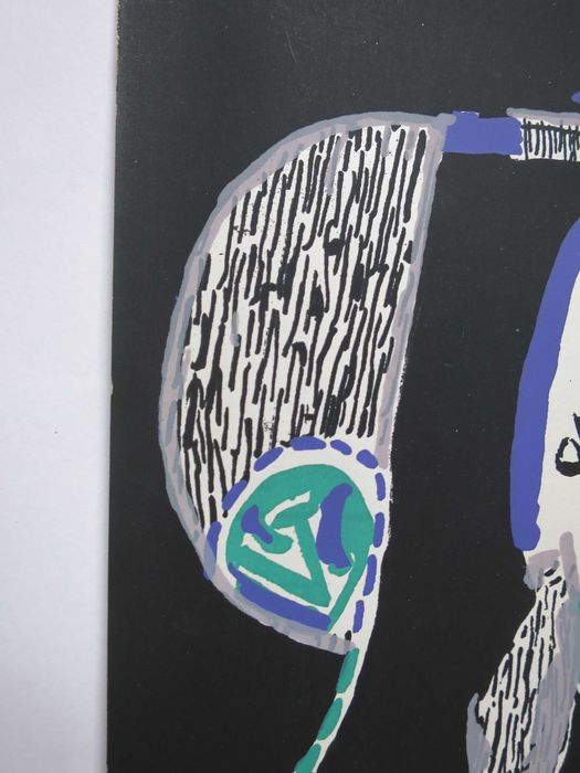 Serigrafia Costa Pinheiro original revista arte KWY 1962 Paris raro