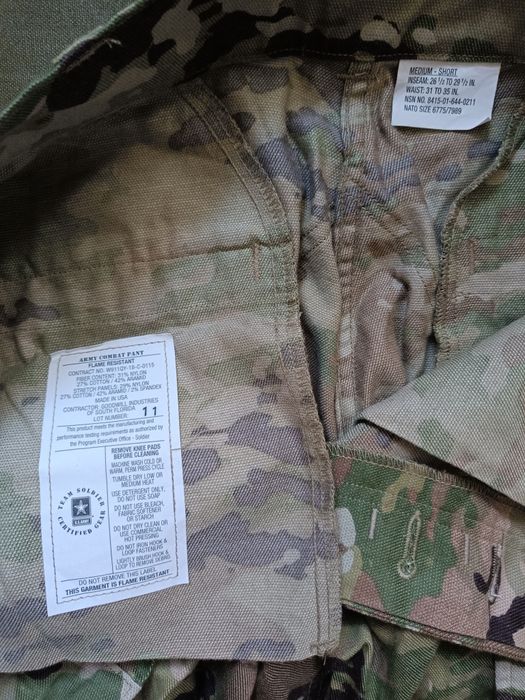 Брюки армии США Army Combat Pants FR OCP/Multicam M/S, L/L