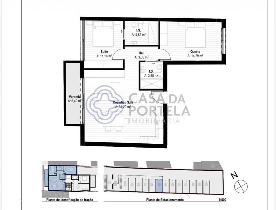 Apartamento T2 - Empreendimento Rasa 1 - Vila Nova de Gaia