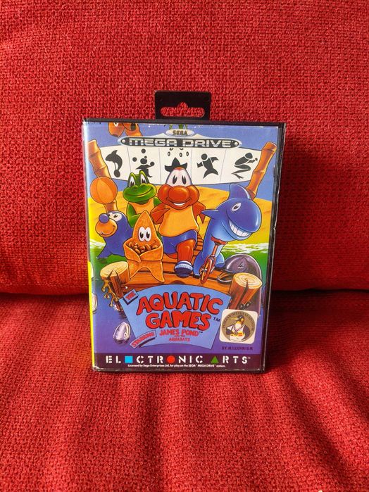 SEGA Megadrive The Aquatic Games starring James Pond and The Aquabats