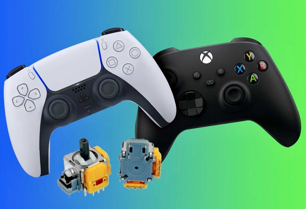 Analogi Halla - wymiana/naprawa w padach PS4/PS5/Xbox One/Xbox Series