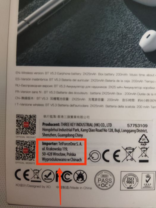 Bluetooth навушники XO-X23