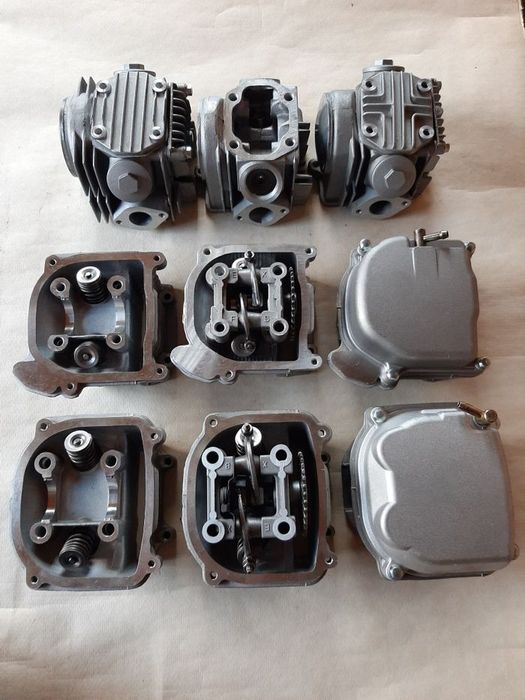 Головка цилиндра на скутер 4т 80 150куб и мопеды Альфа Дельта Актив.