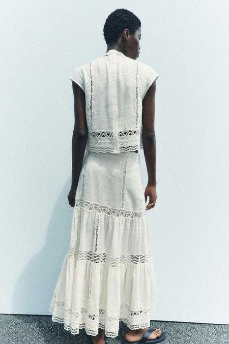Saia croché da ZARA ZW Collection