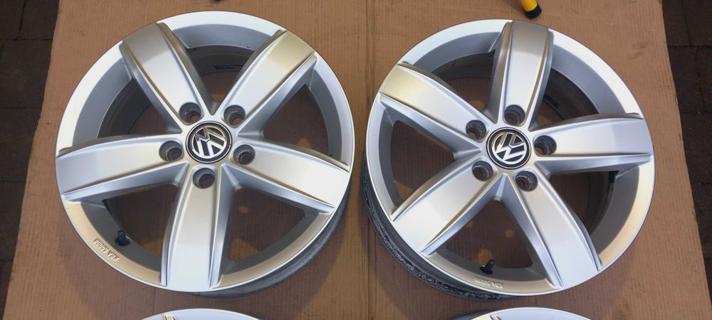 Felgi alu 4x oryg. VW /SKODA/SEAT/AUDI 6.5x16, 5x112, ET48 , Stan bdb