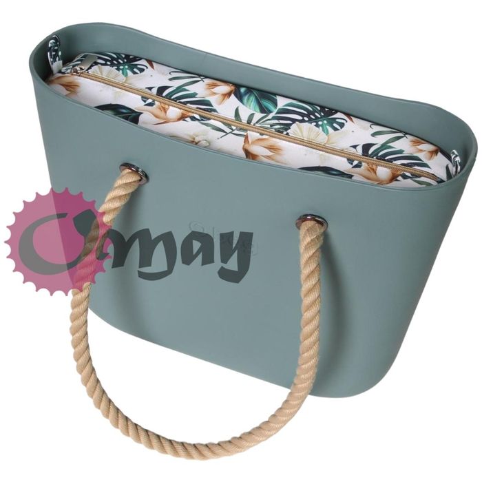 organizer OBAG STANDARD cudne storczyki biszkoptowe 2 kieszenie OMAY