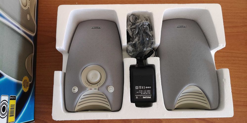 Colunas de áudio Philips como novas - Excelente  Som