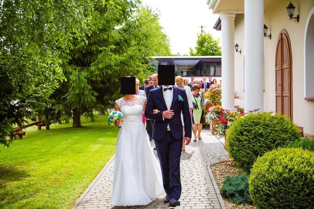 Suknia ślubna- Venus z trenem.