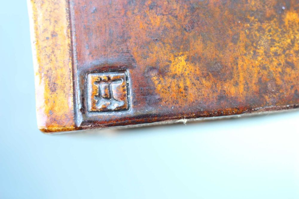 Raros Cães Foo em Cerâmica Vidrada Chinesa Marcados 45 cm