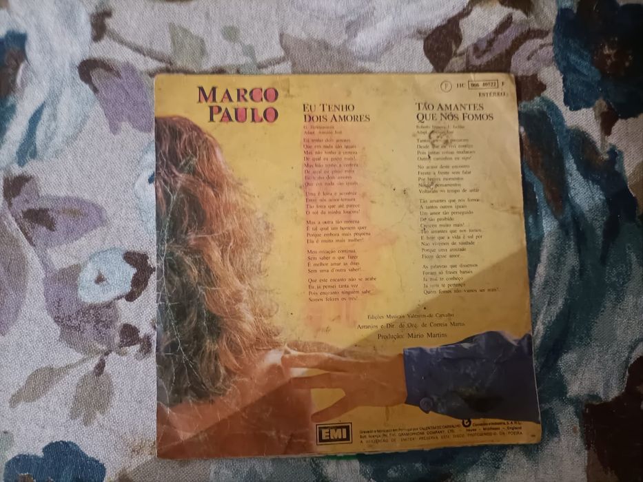 Disco vinil Marco Paulo