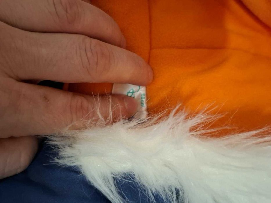 Kombinezon 68 czarny i niebieski