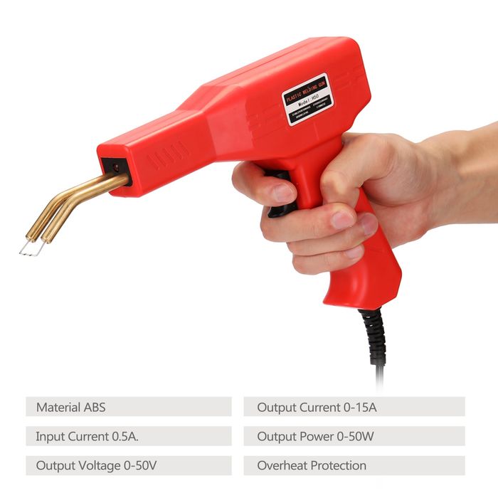 Набір для ремонту бамперів, пластикових частин Гарячий степлер пайка