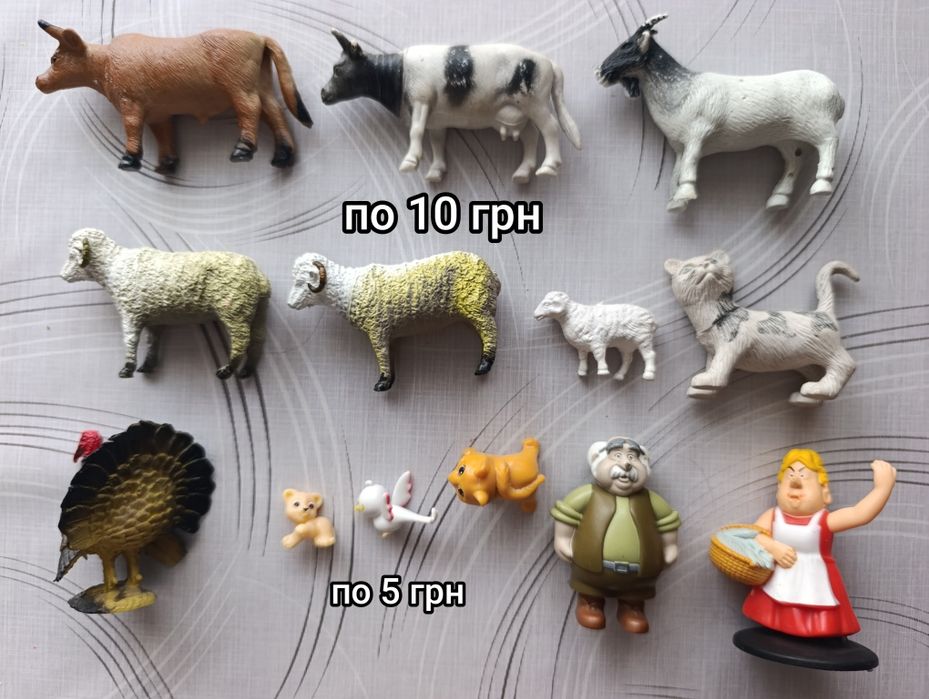 Тварини звірі динозаври іграшки