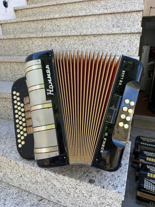 Concertina Hohner Norma III, 3 Voz. M . 3 . B