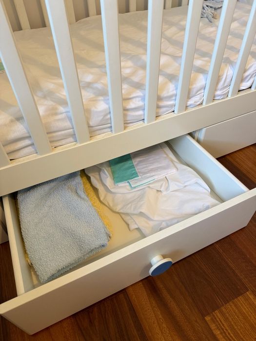 Berço bebé ikea branco