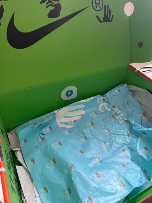 Кросовки  Nike Air Force 1 Off-White Mid SP Leather Pine Green