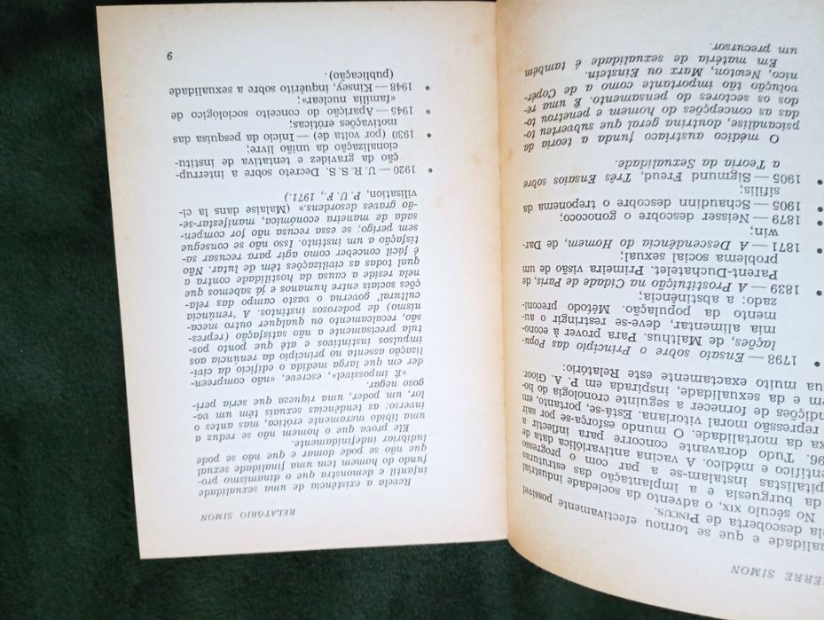 Relatório Simon O Comportamento Sexual dos Franceses Pierre Simon 1972
