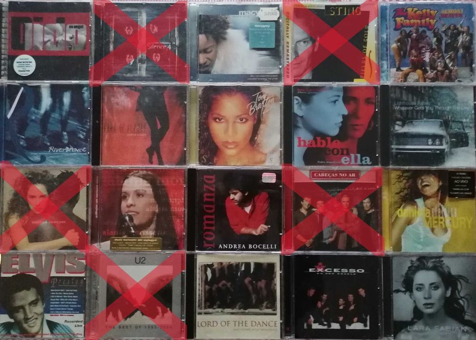 Lote + 110 CD's música originais
