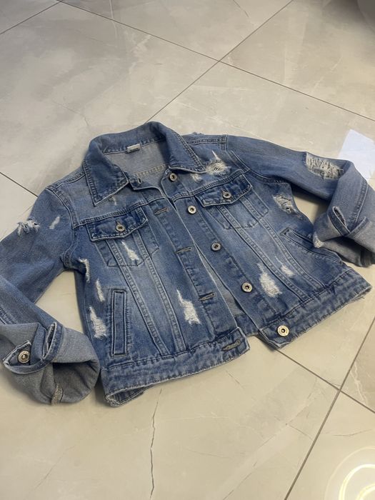 Kurtka katana wiosna jeans