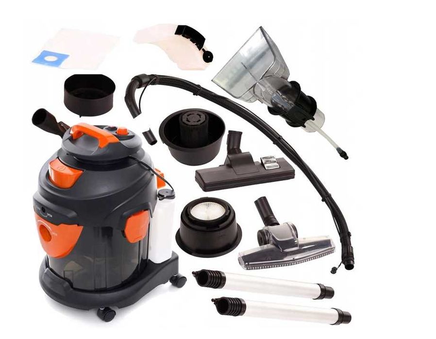 Odkurzacz piorący RIWALL /KANWOOD+ ssawka tapicerki na mokro,zestaw