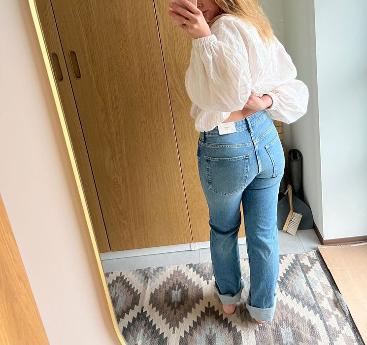 Джинси H&M bootcut шикарного відтінку