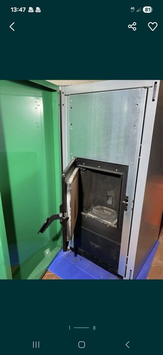 Caldeira de aquecimento central a pellets 24 KW