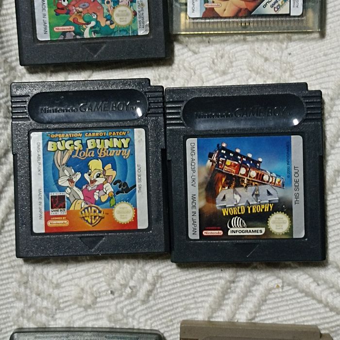 Jogos de game Boy colour e advance e normais