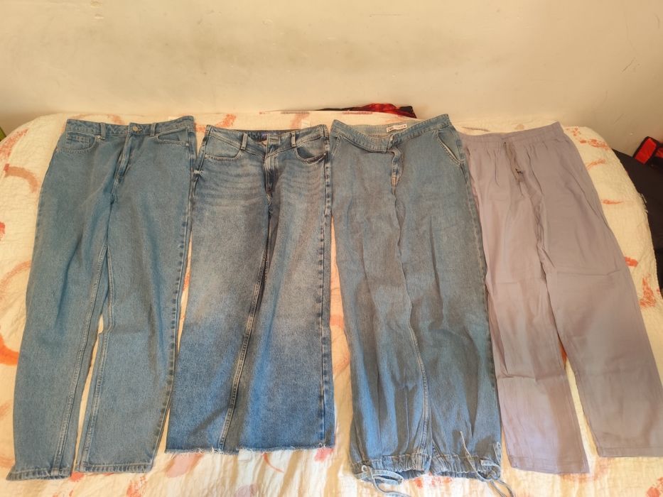 Pudło damskich ubrań L plus buty 39