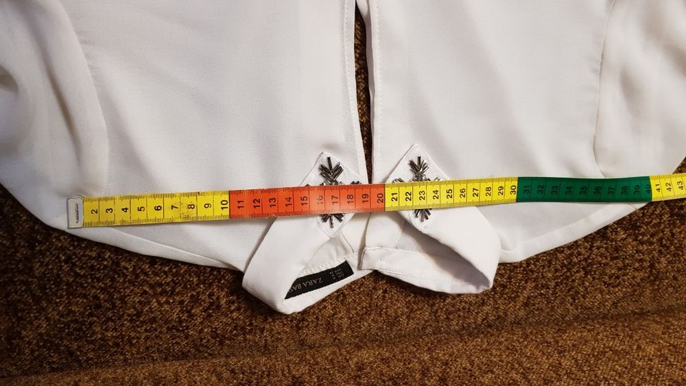 Biała bluzka ZARA r.M