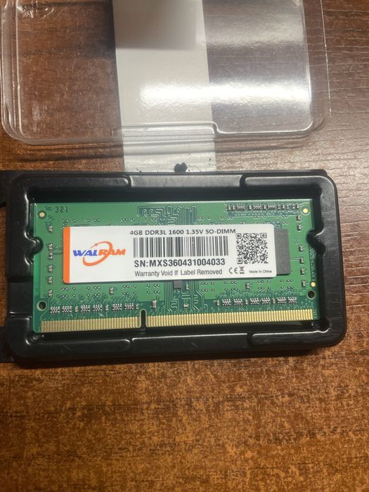 Pmięć DDR3L 4GB SO-Dimm 1600