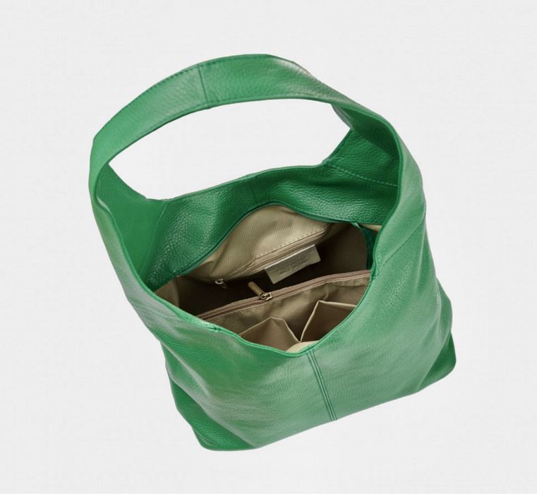 Сумка хобо Мягкая кожаная сумка Шоппер Virginia conti