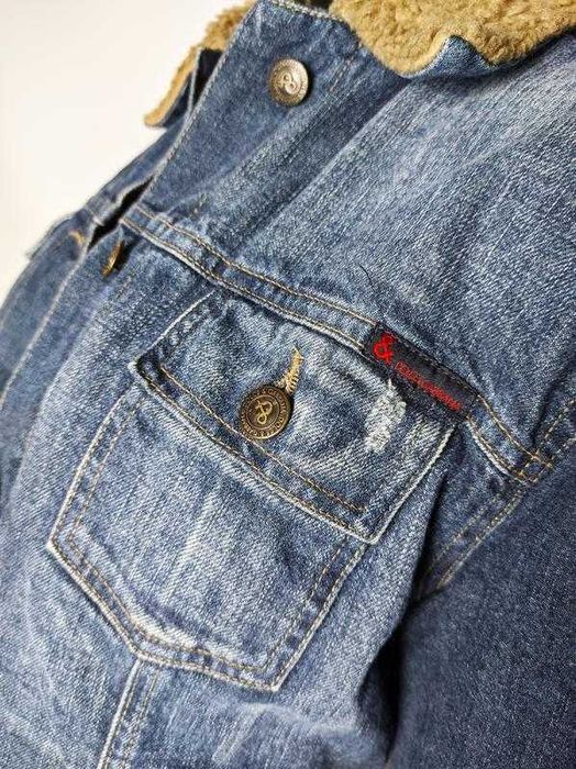 Dolce & Gabbana Шерпа тепла джинсова куртка