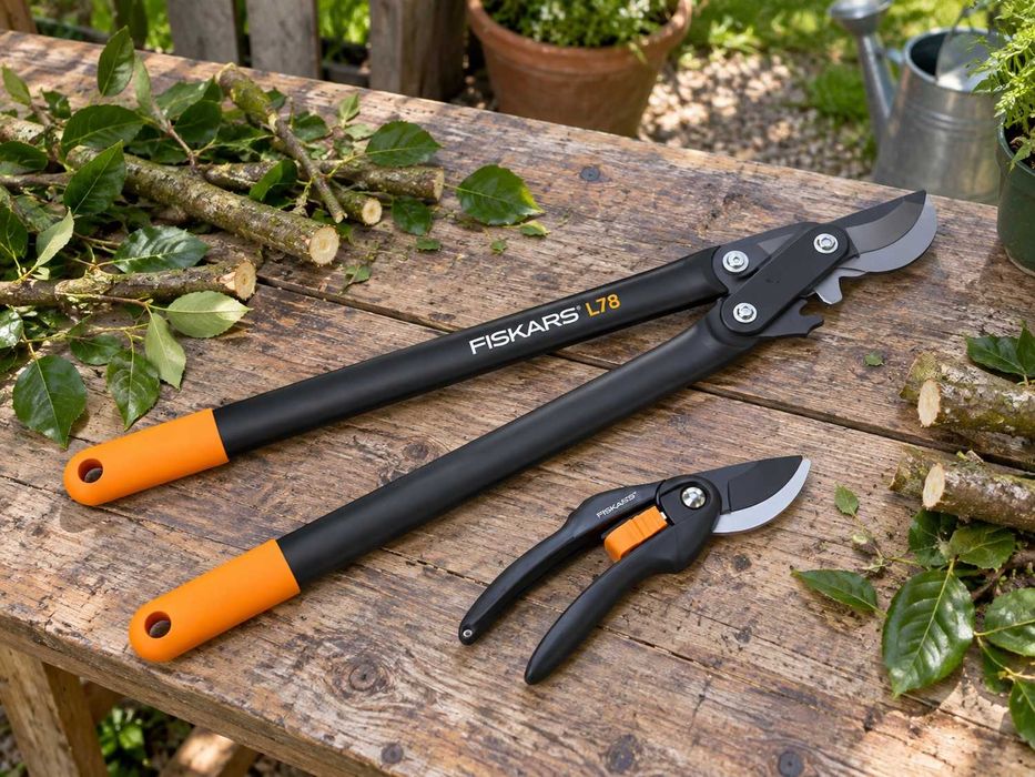 nowe zestaw sekatorów fiskars l78 i p26 do gałęzi wysyłka