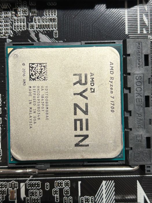 Комплект AMD Ryzen 7 + Asus A320M-K 16 потоков DDR4 AM4