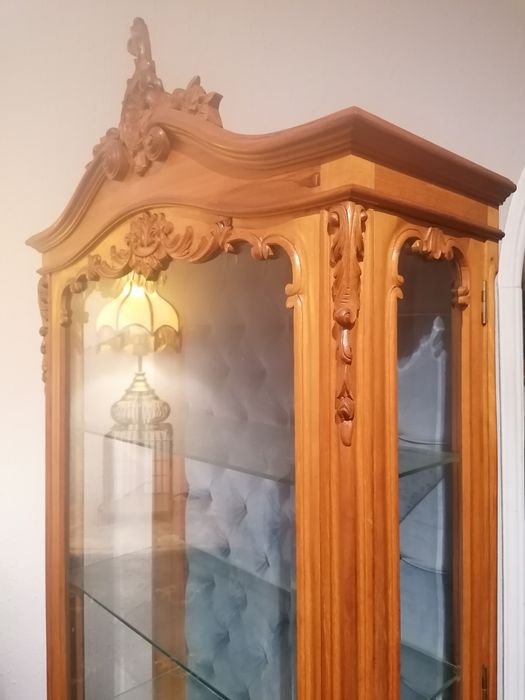 Vitrine (Cristaleira Louceiro  Livreiro Expositor Oratório) Luís XV