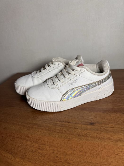 Кросівки на дівчинку білі puma 31 р.