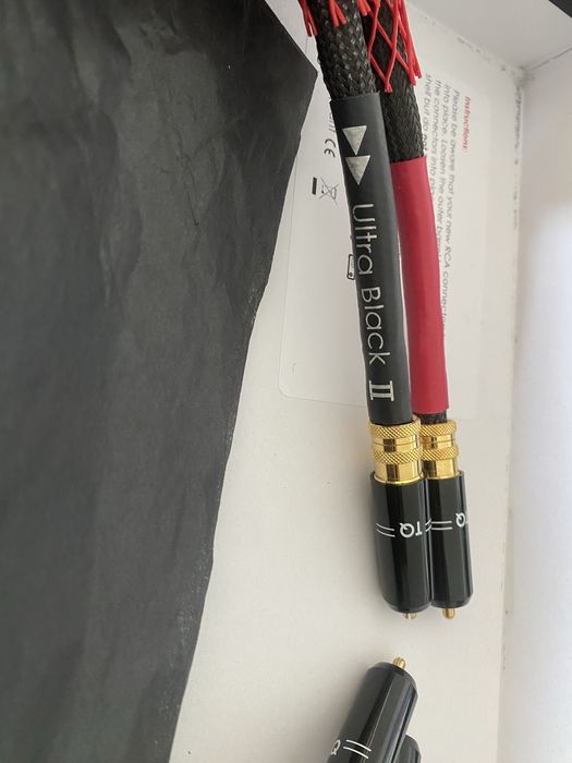 Tellurium Q - Ultra Black 2 - 1m - Rca Cabo de audio