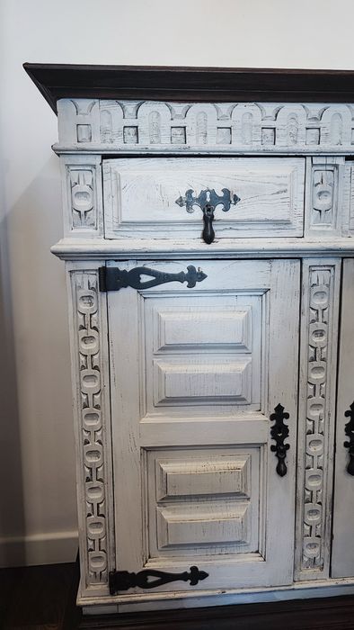Aparador rústico pintado tinta Charcoal