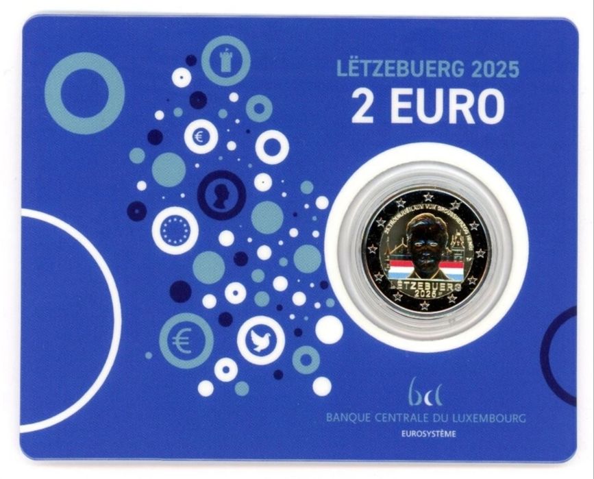 2€ Luxemburgo COLORIDA 2025
