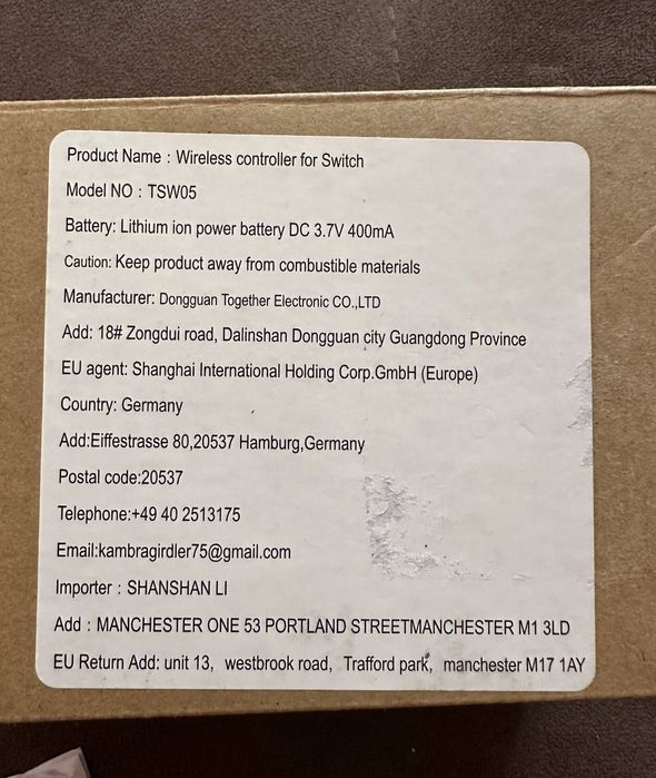 Геймпад bluetooth tsw 05