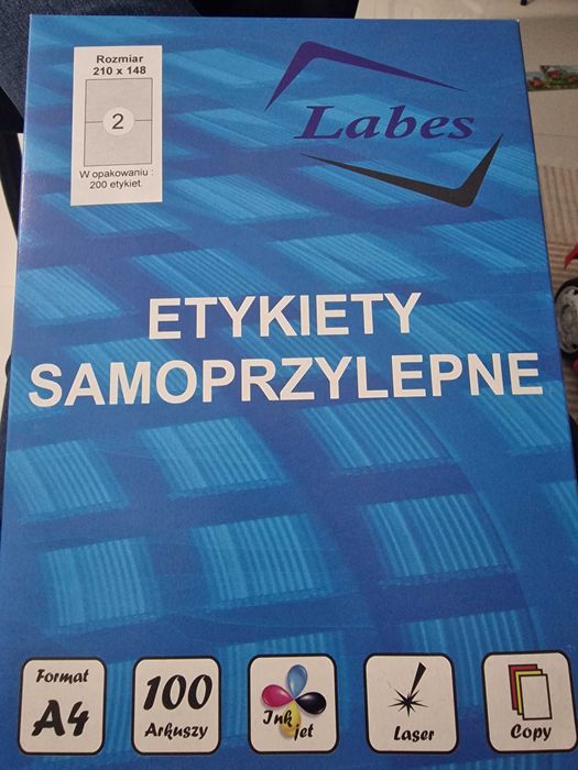 Etykiety samoprzylepne