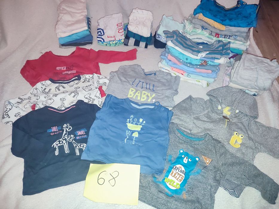 PAKA ubranek 68 HM Coolclub 45 sztuk