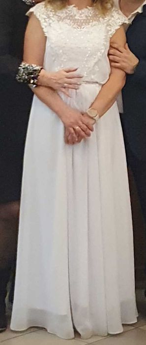 Skromna sukienka ślubna rozmiar uniwersalny