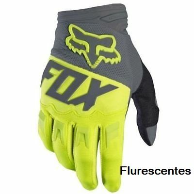 Luvas Fox(Motorcross)Amarelas Laranja Pretas Vermelhas