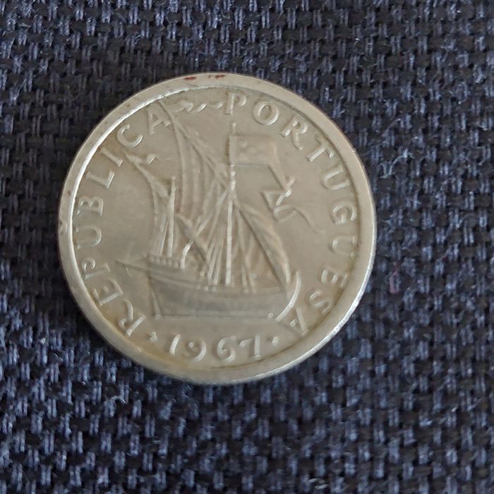 Moeda Portuguesa 2,50 Escudos 1967