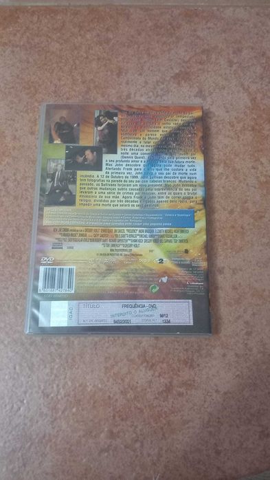 DVD Frequência Filme com Dennis Quaid Jim Cavizel LEGENDAS PORTUGUÊS
