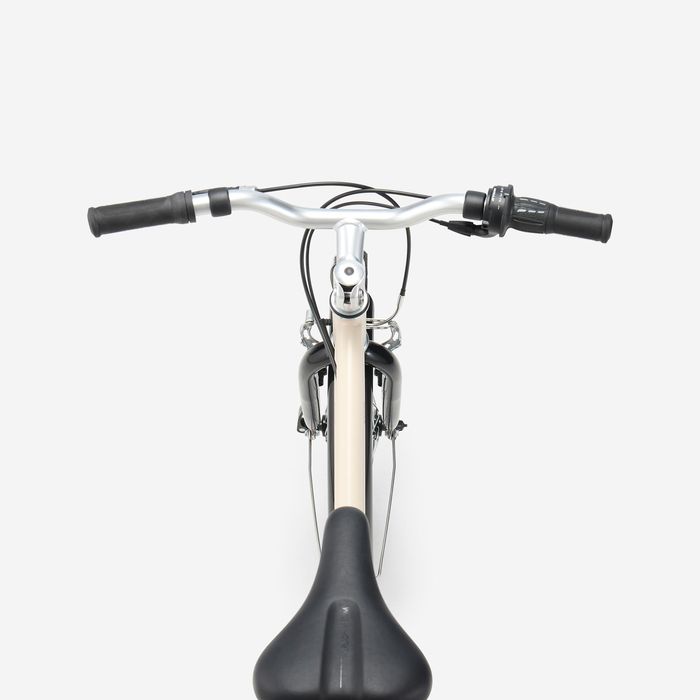 Bicicleta de Trekking de 20" 6-9 anos BTWIN 500 Bege