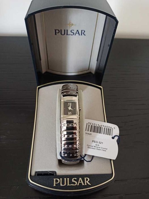 Relógio de Pulso de Senhora (Pulsar PEG 521, Novo e Original) + Oferta