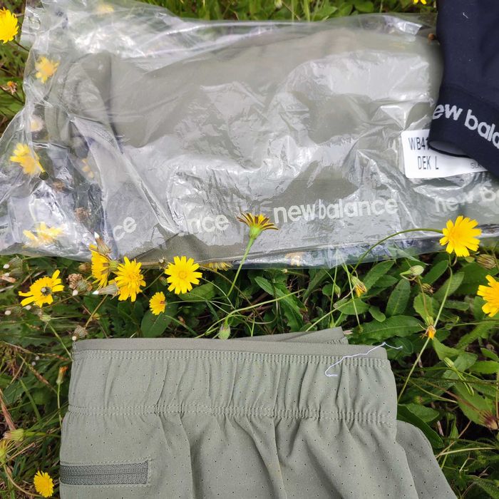 New Balance Calções Corrida Femininos 3inch Verde liberdade movimento