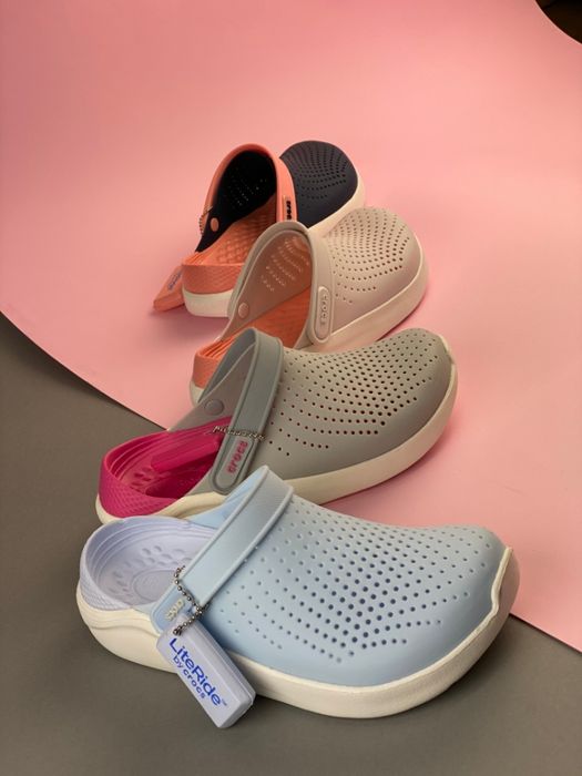 Мужские Кроксы Crocs LiteRide Сабо Лайт Райт 36-45 р
